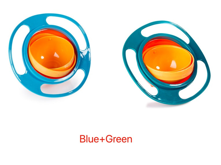 Spill-proof Bowl Dishes with 360-Degree Rotation