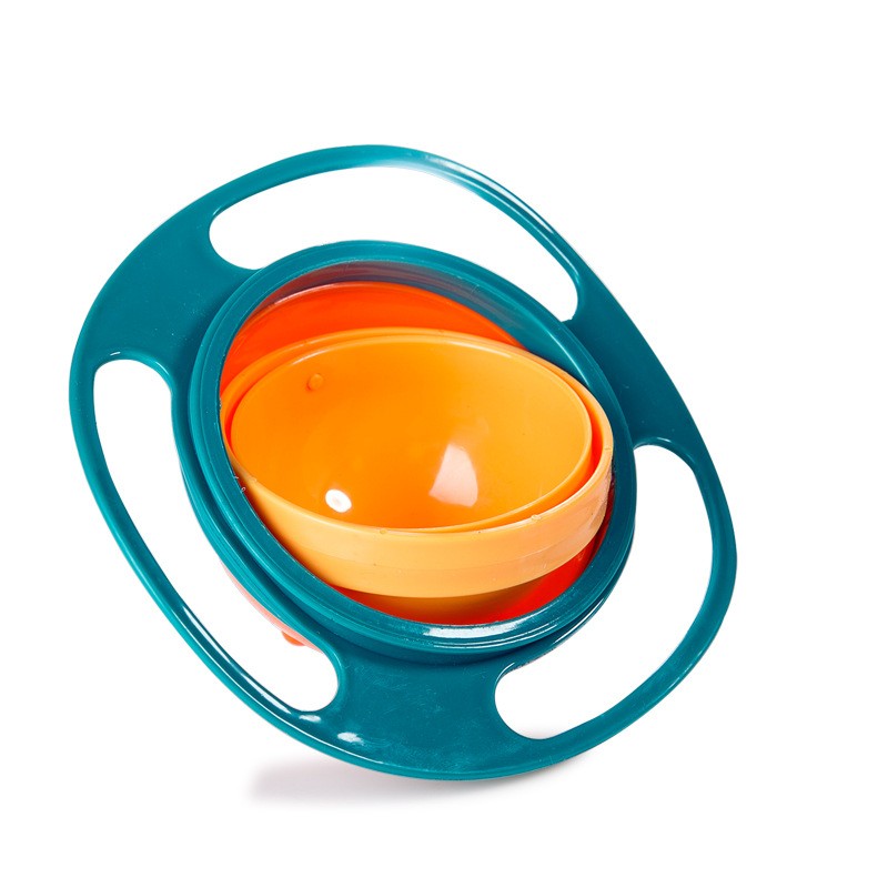 Spill-proof Bowl Dishes with 360-Degree Rotation