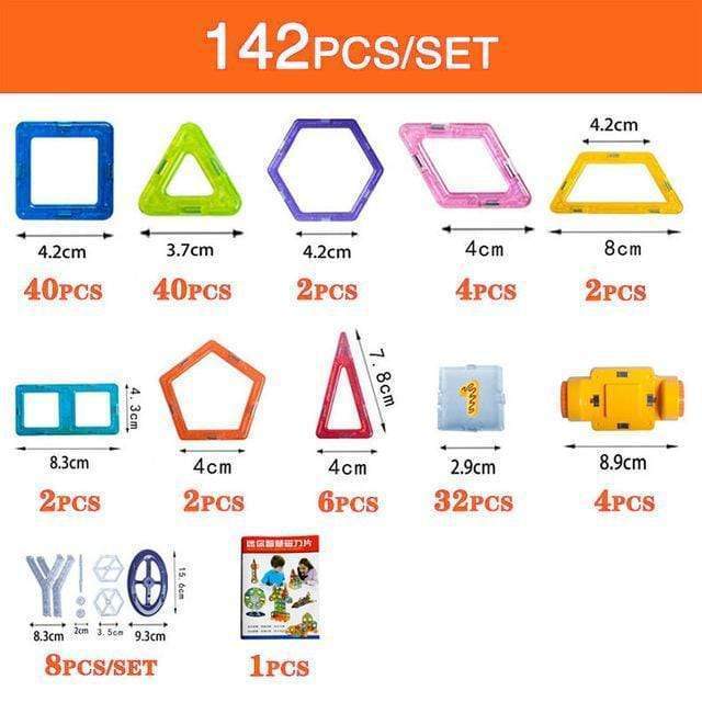 Magnetic Building Blocks - Montessori Toys